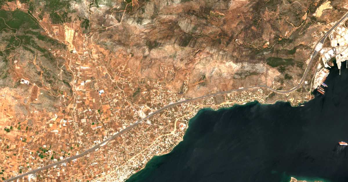 Satellitenkarte von Vlycháda