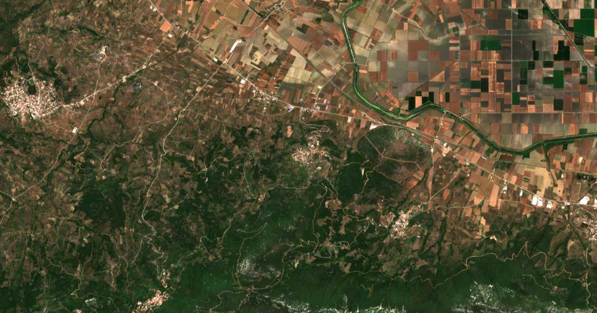 Satellitenkarte von Solinárion