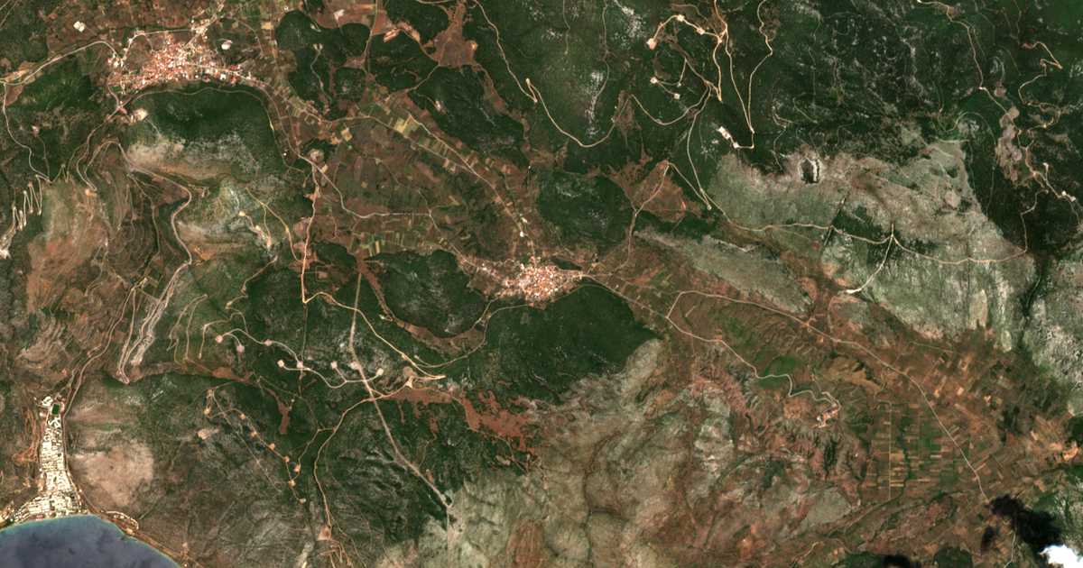 Satellitenkarte von Steírion