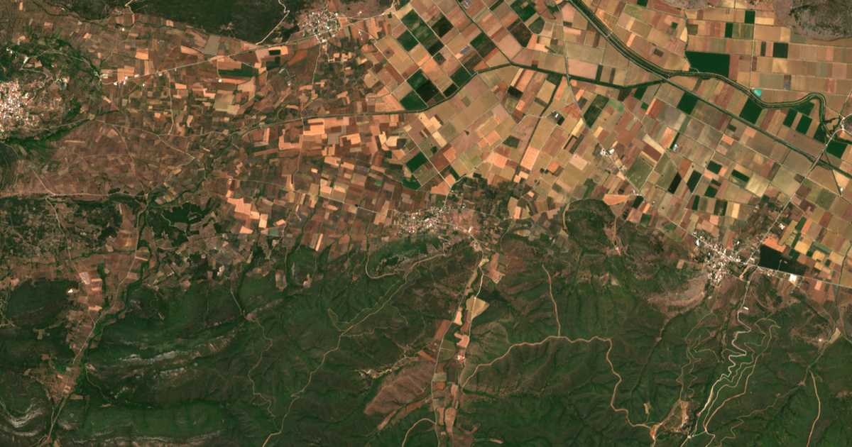 Satellitenkarte von Ágios Vlásios