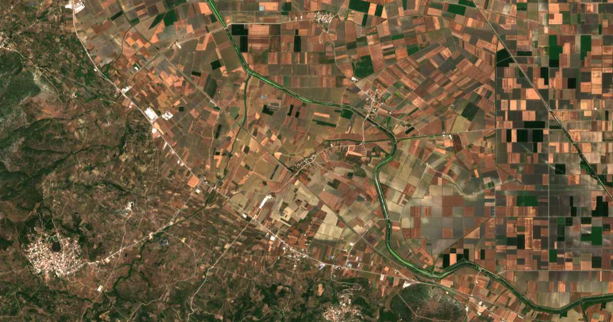 Satellitenkarte von Alalkomenes
