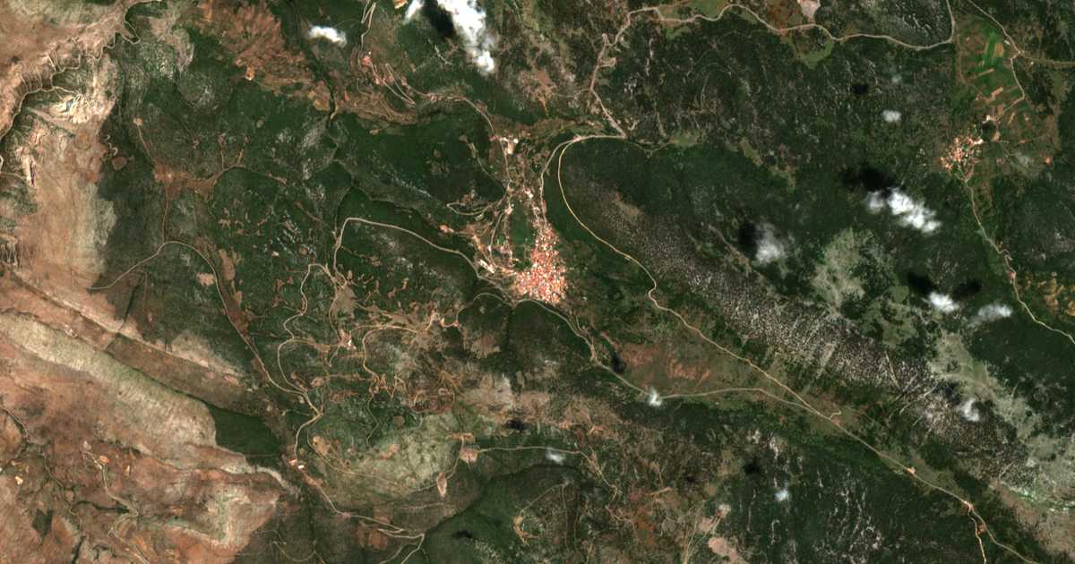 Satellitenkarte von Kyriákion