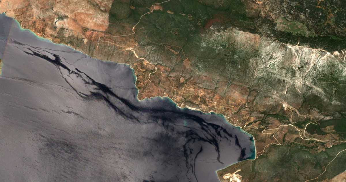 Satellitenkarte von Panagía Kalamiótissa