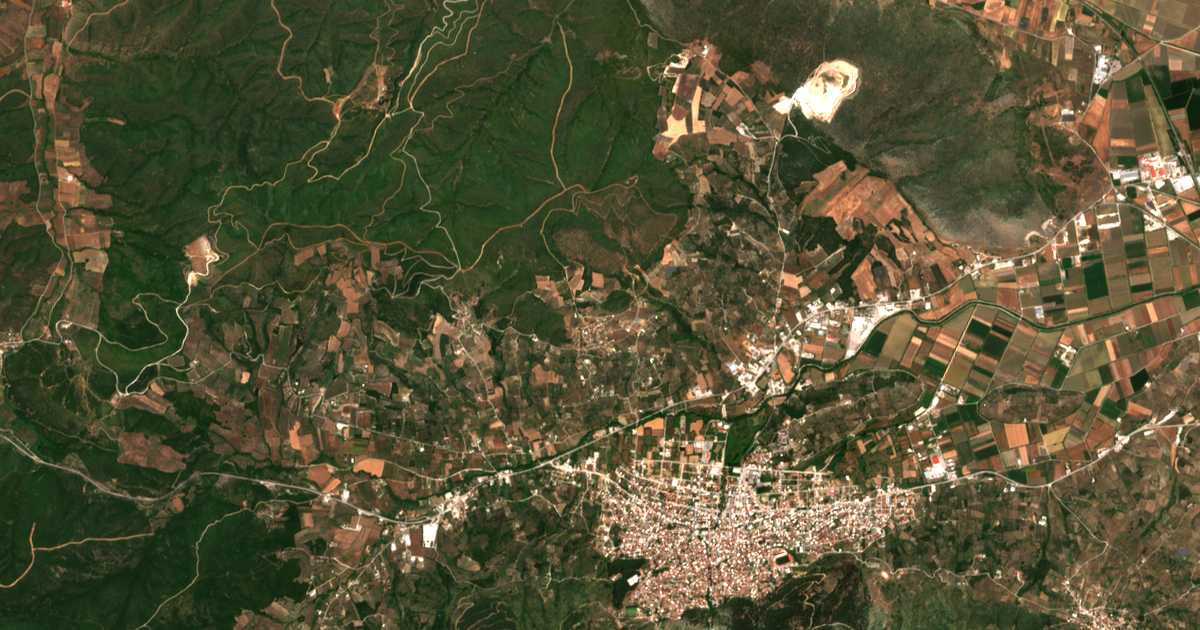 Satellitenkarte von Perachórion