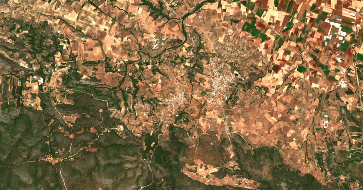 Satellitenkarte von Kleidi (Böotien)