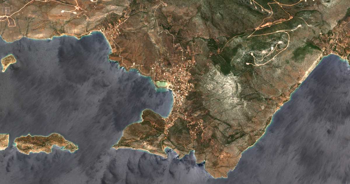 Satellitenkarte von Alykí