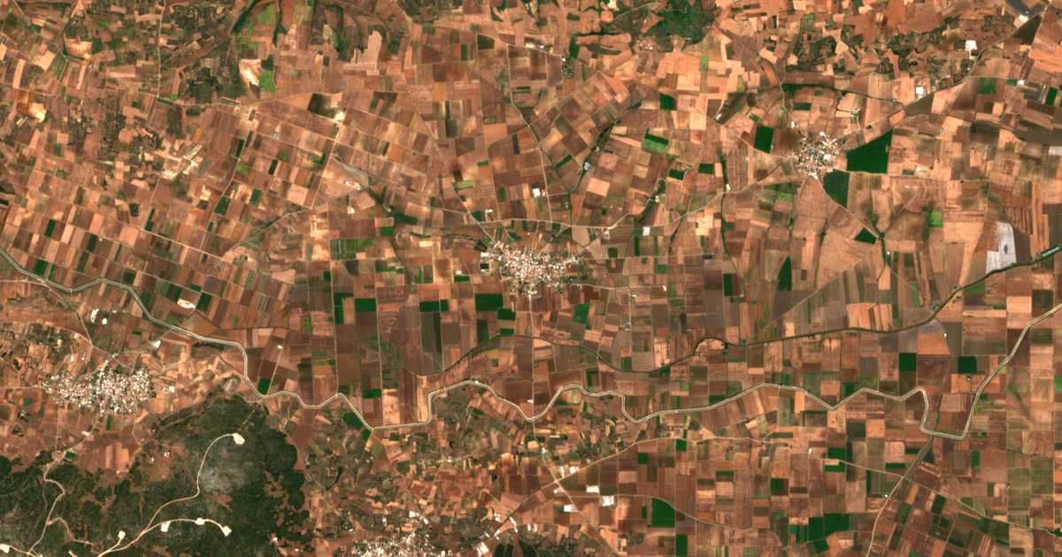 Satellitenkarte von Melissochórion