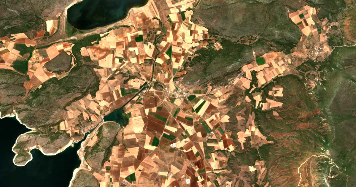 Satellitenkarte von Mouríkion