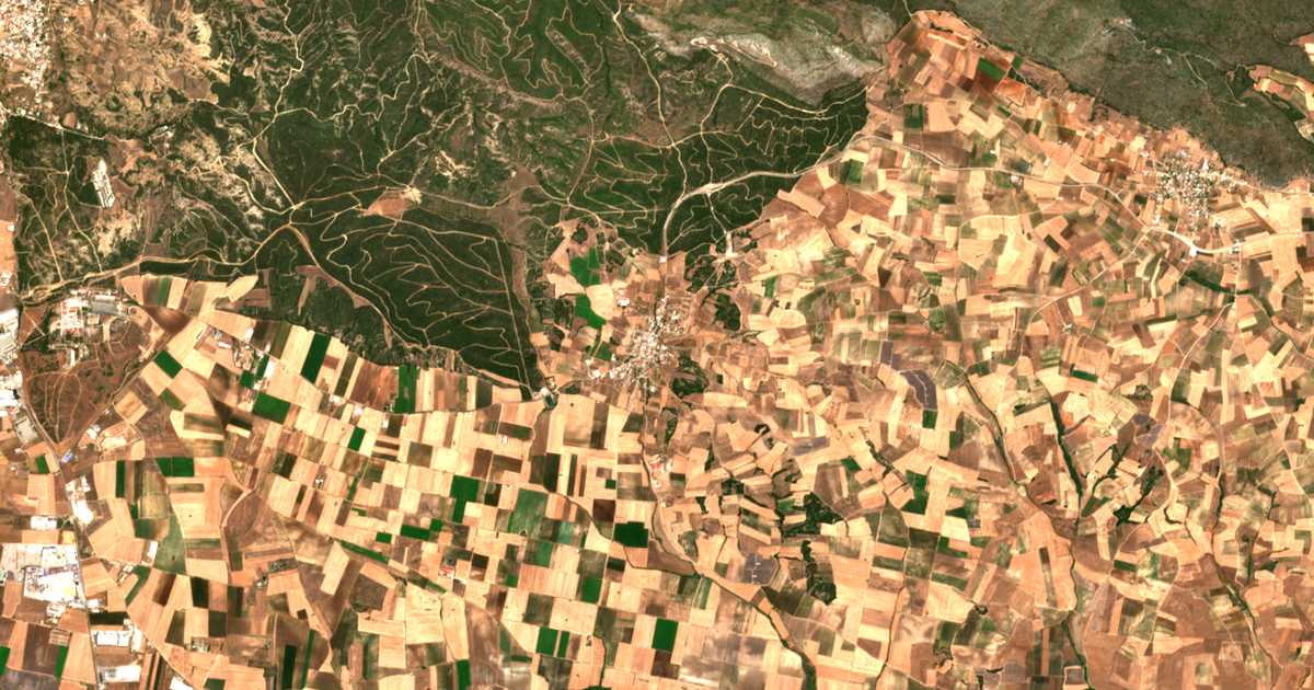 Satellitenkarte von Neochorákion