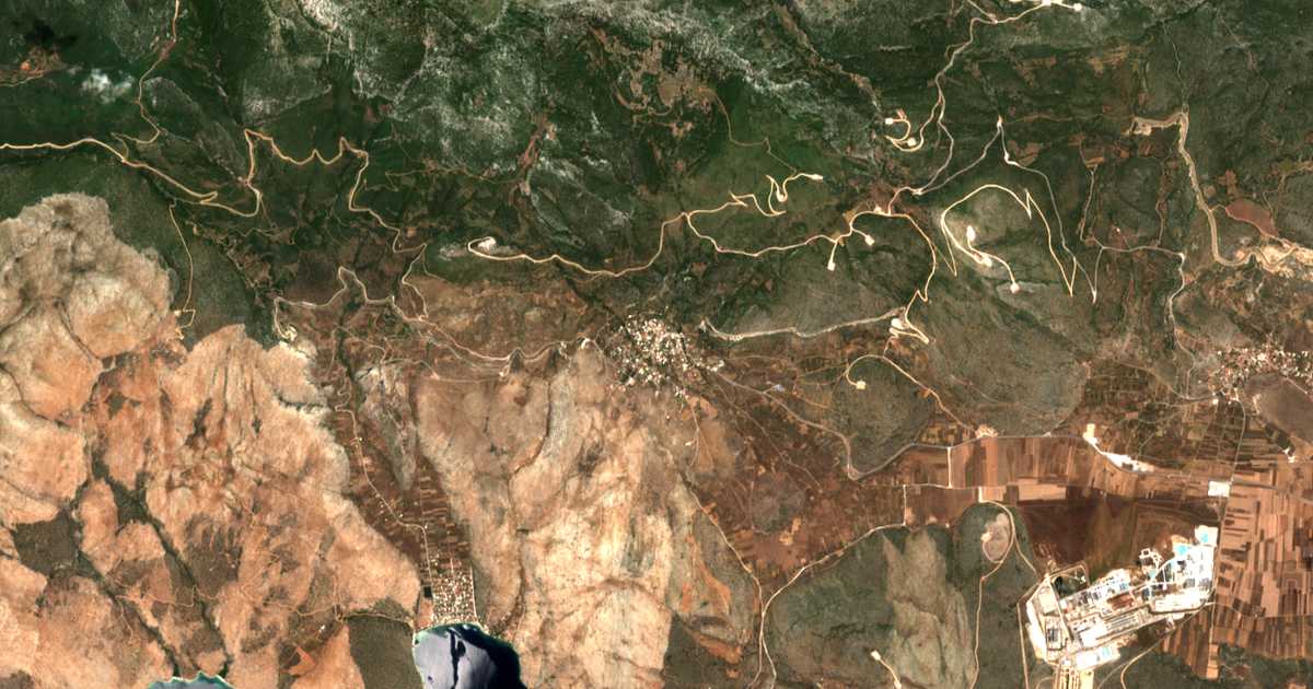 Satellitenkarte von Pródromos