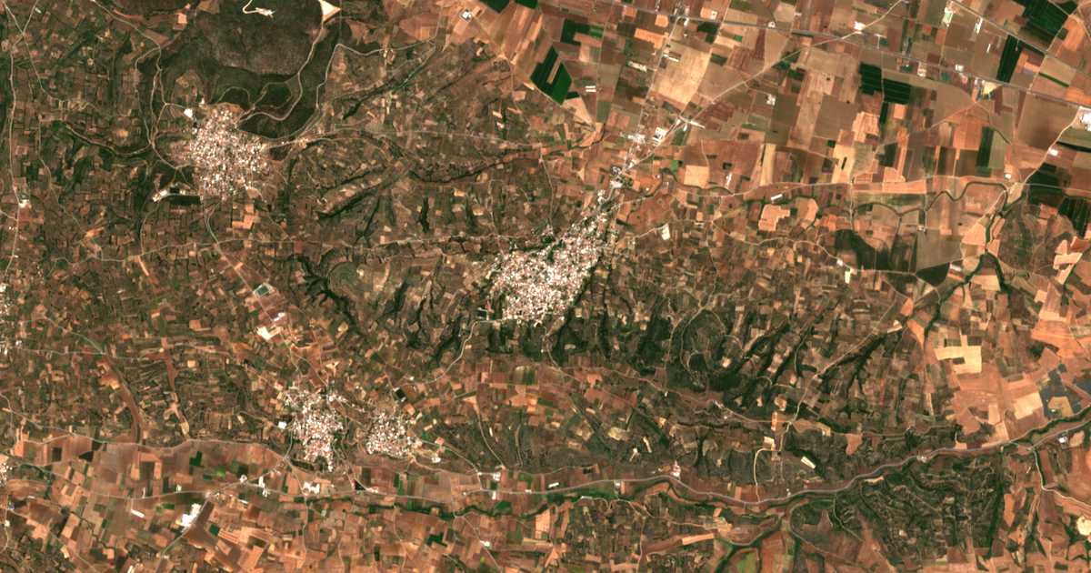 Satellitenkarte von Vágia