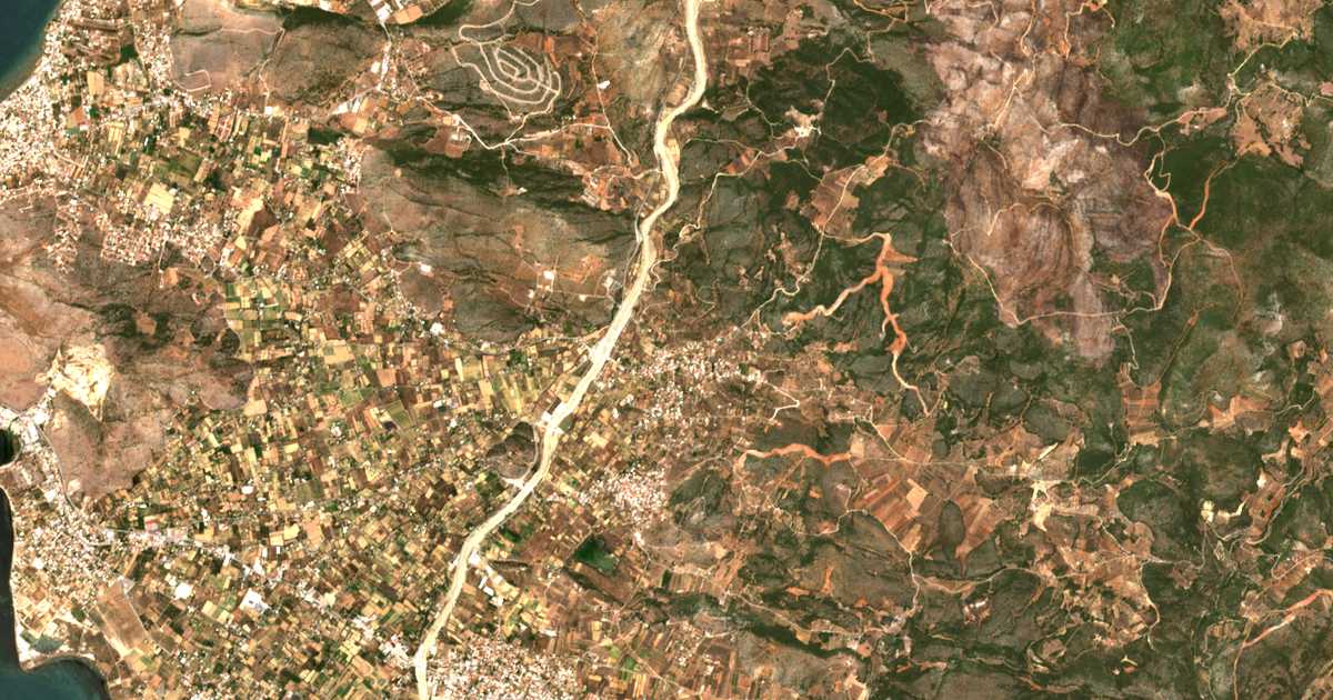 Satellitenkarte von Afrátion