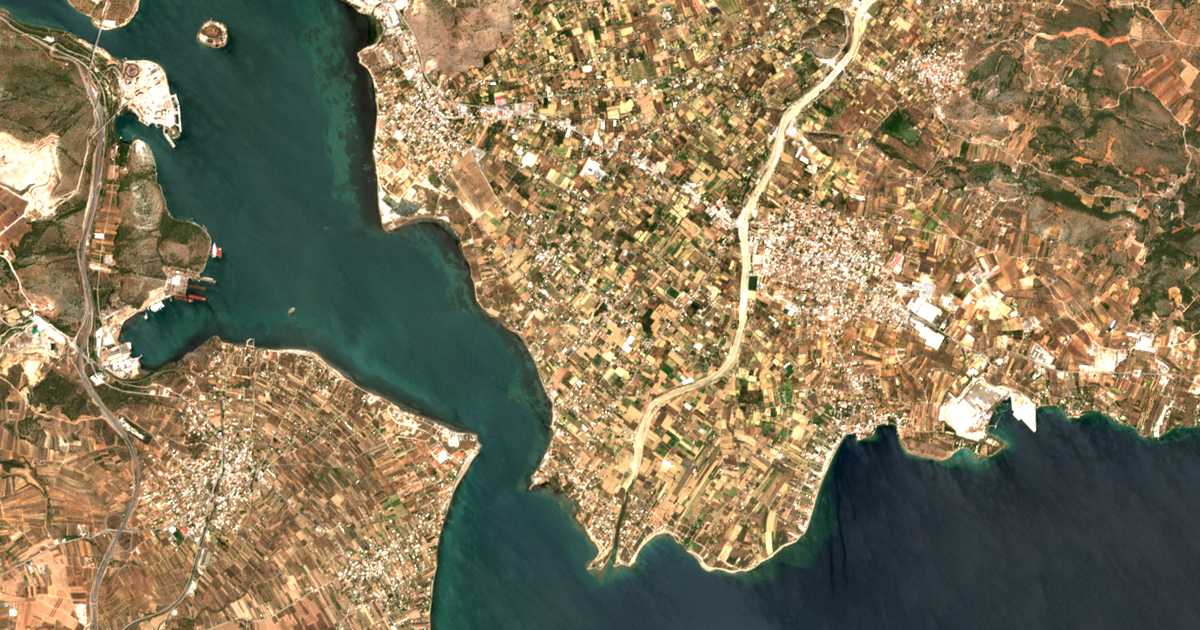 Satellitenkarte von Ágios Nikólaos
