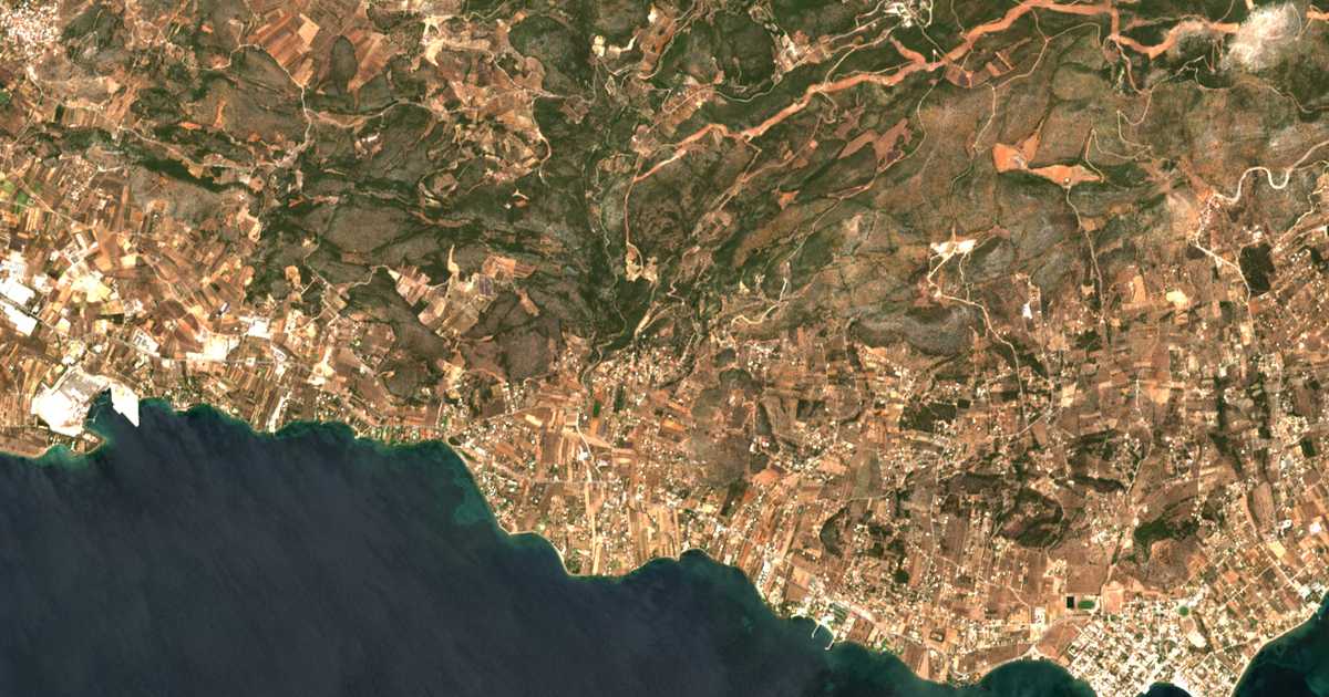 Satellitenkarte von Panórama