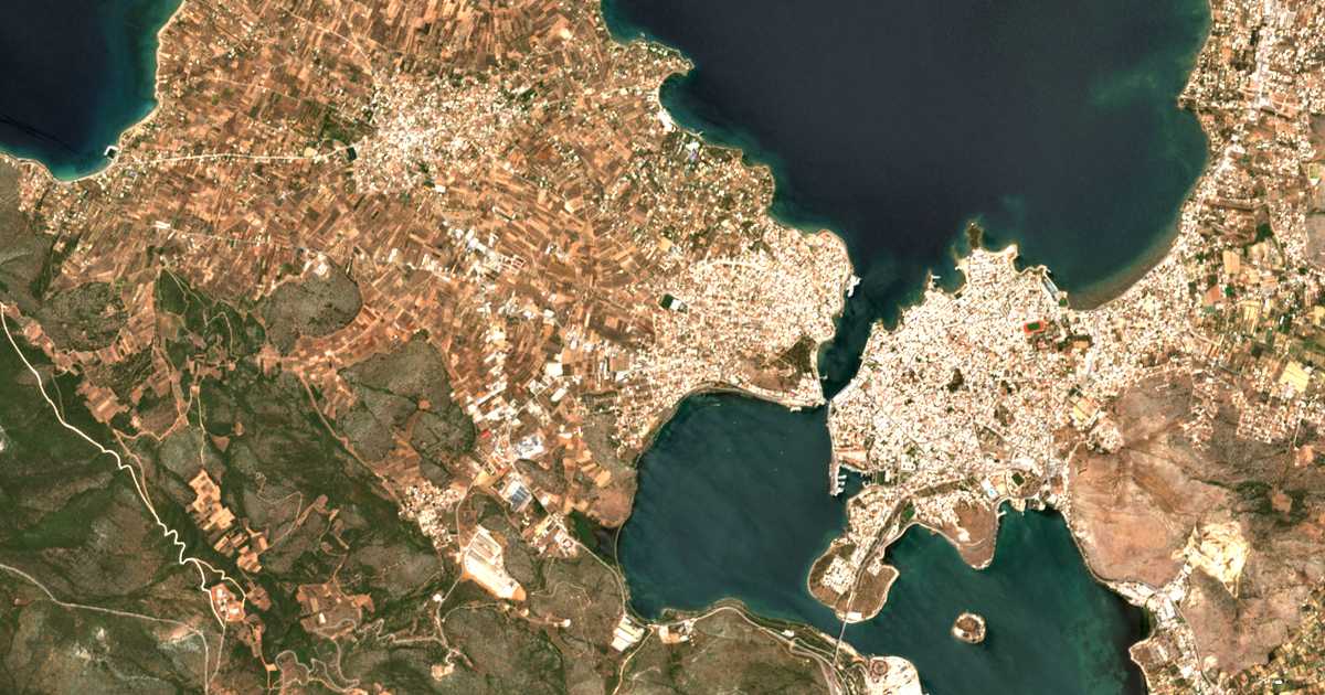 Satellitenkarte von Xiróvrysi