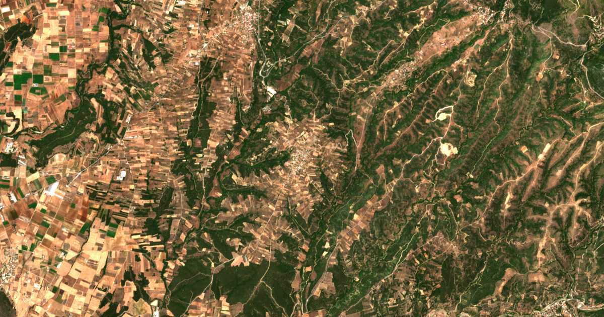 Satellitenkarte von Amfithéa
