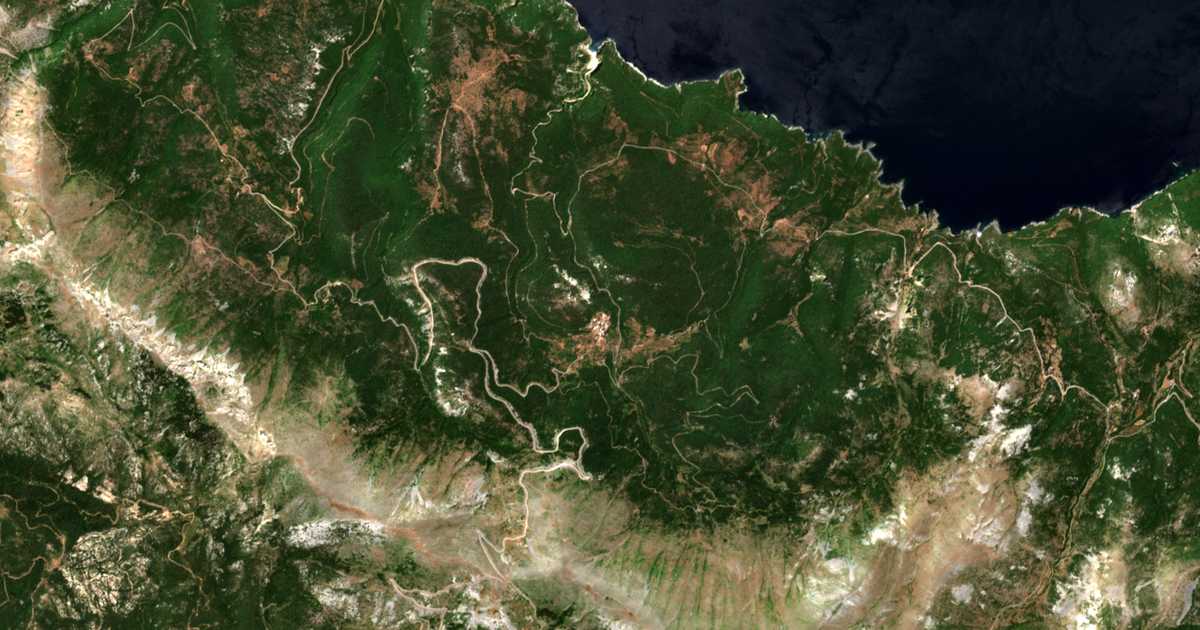 Satellitenkarte von Glyfáda