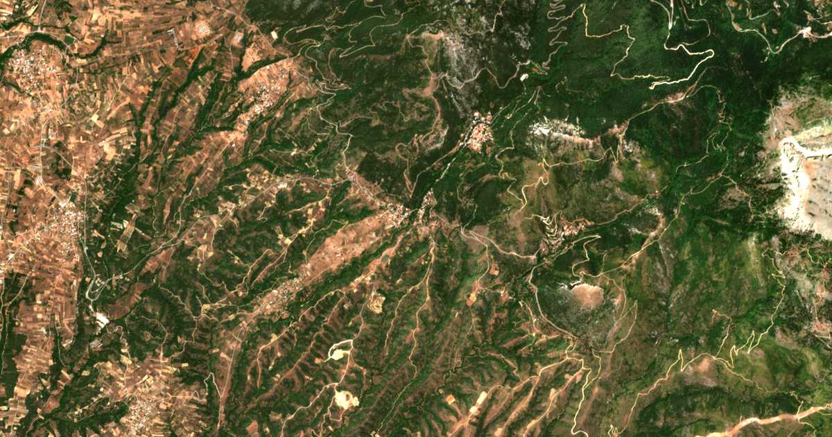 Satellitenkarte von Káto Stení
