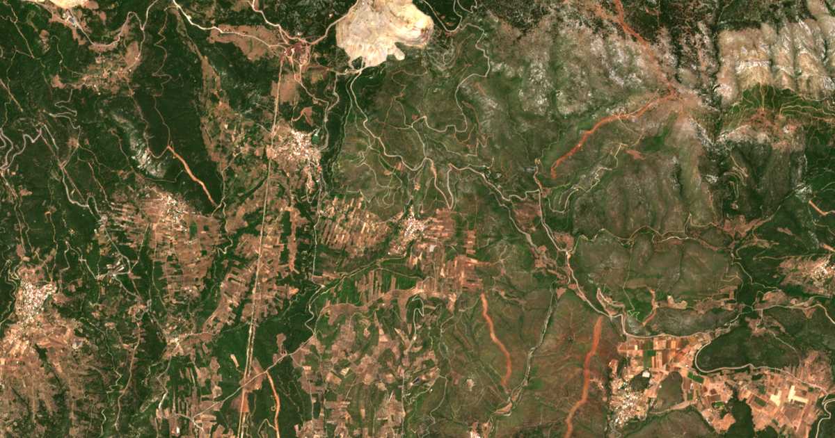 Satellitenkarte von Kontodespótion