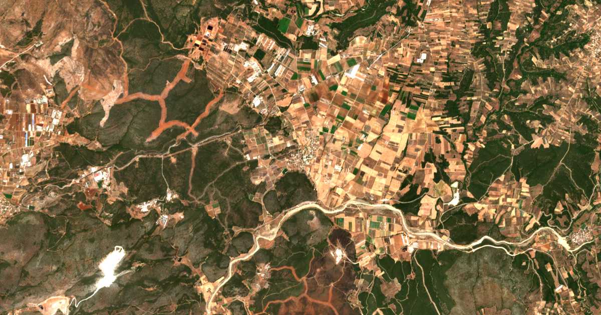 Satellitenkarte von Pissónas
