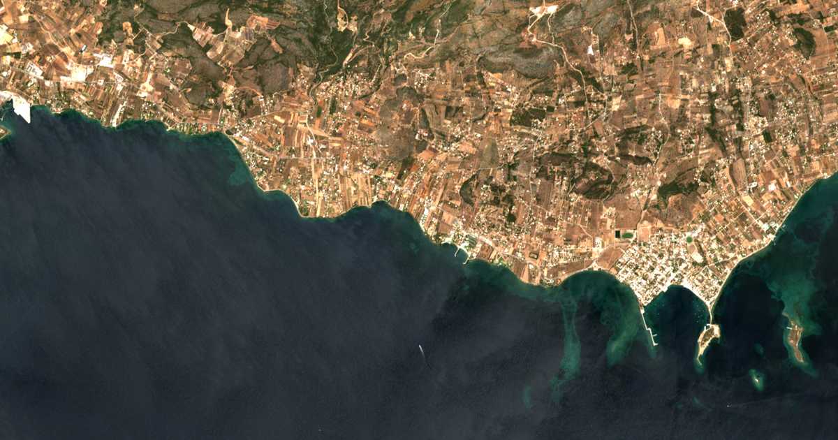 Satellitenkarte von Malakónta