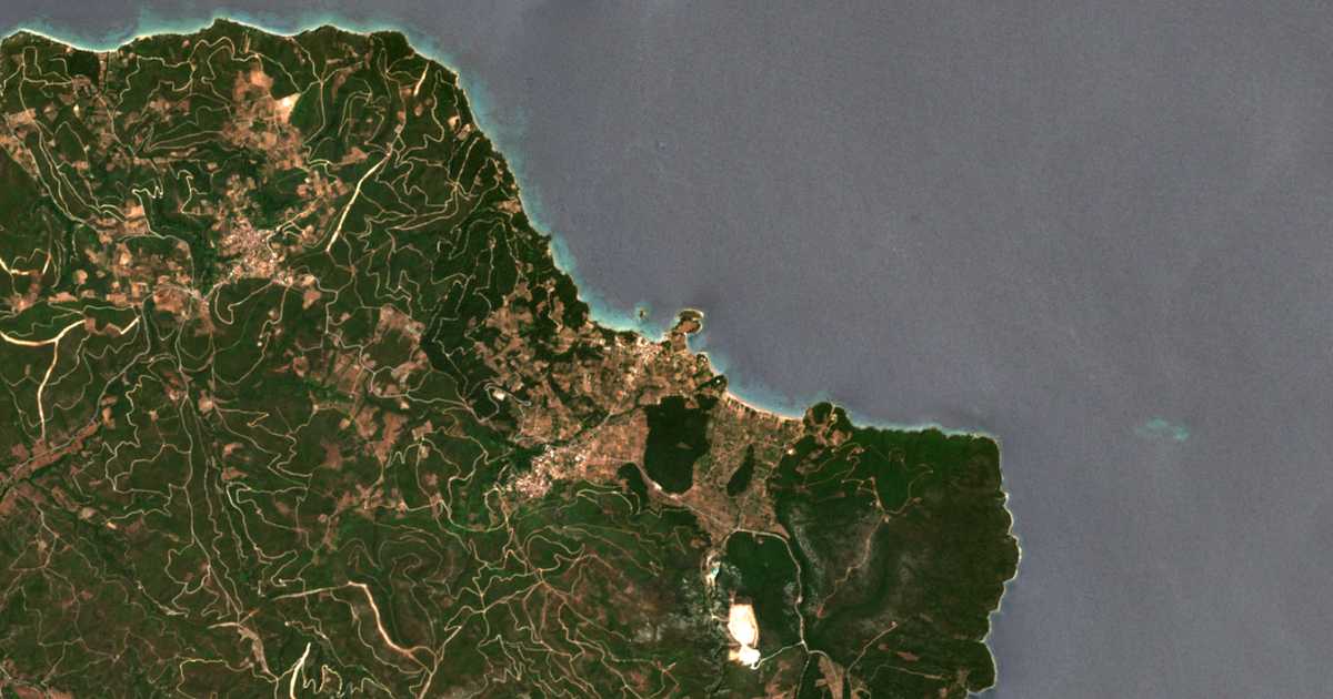 Satellitenkarte von Ágios Nikólaos