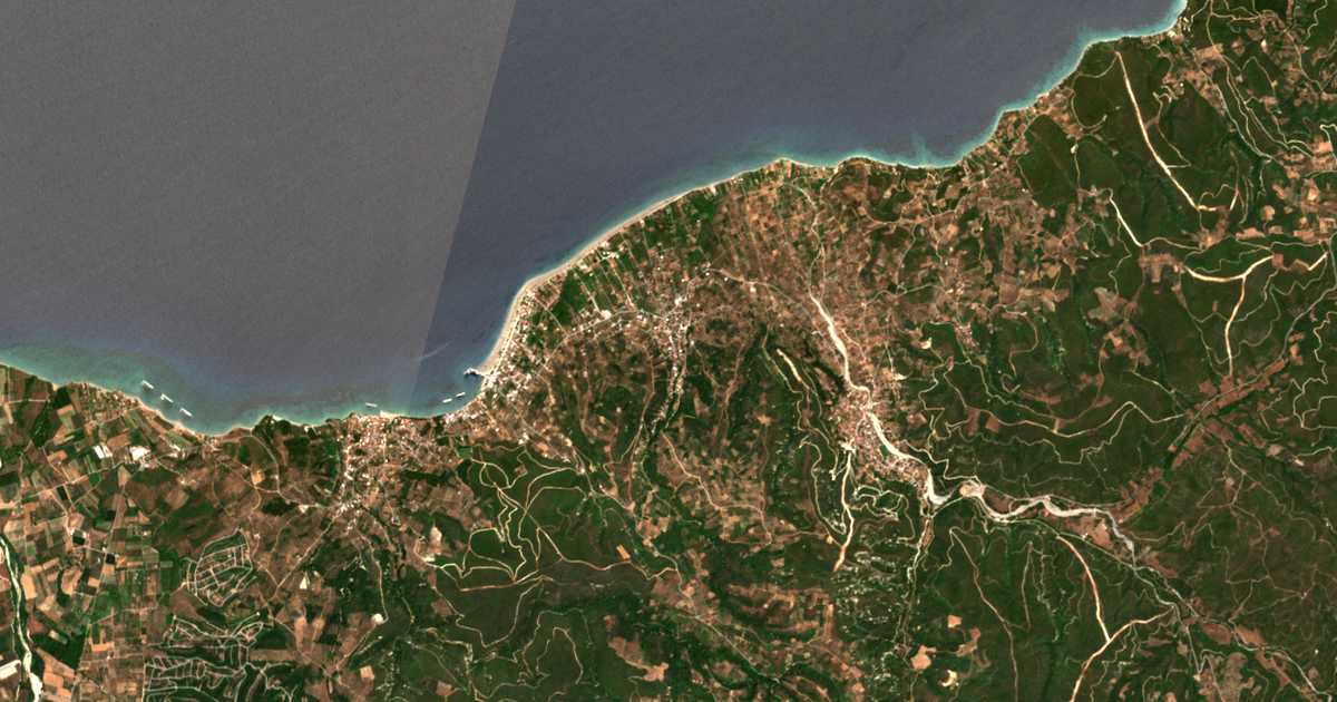 Satellitenkarte von Artemision