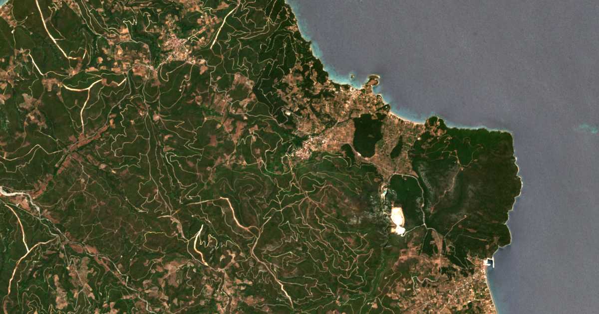 Satellitenkarte von Elliniká