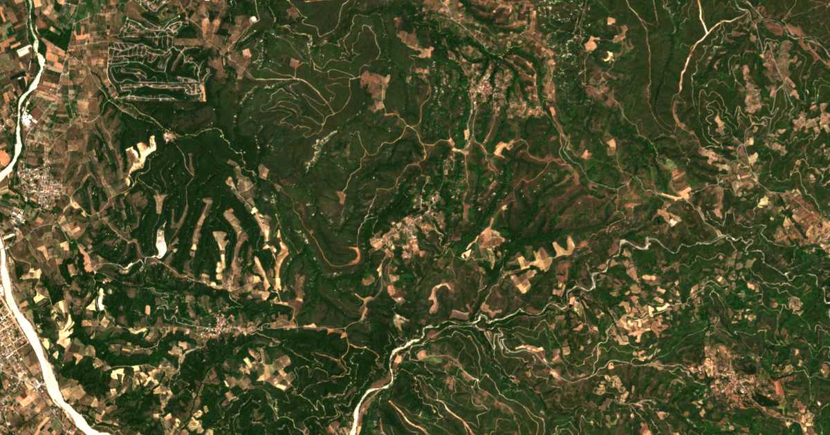 Satellitenkarte von Galatsóna