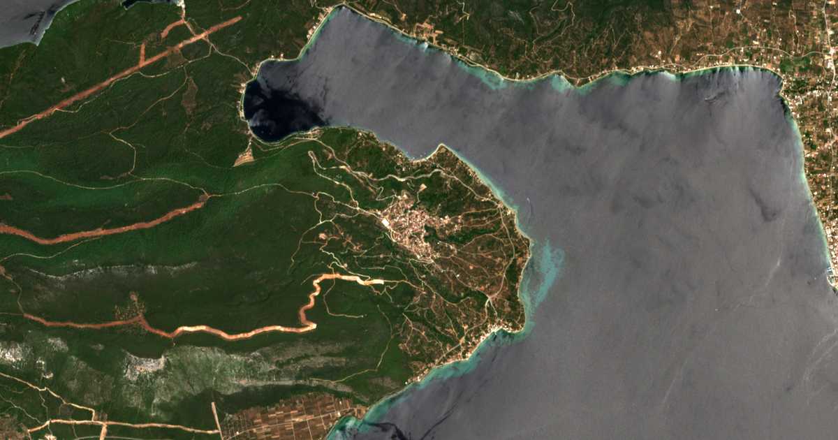 Satellitenkarte von Giáltra