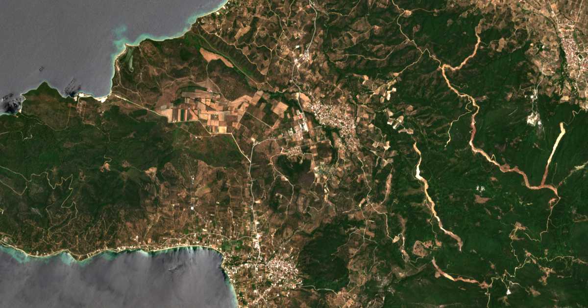 Satellitenkarte von Varvára