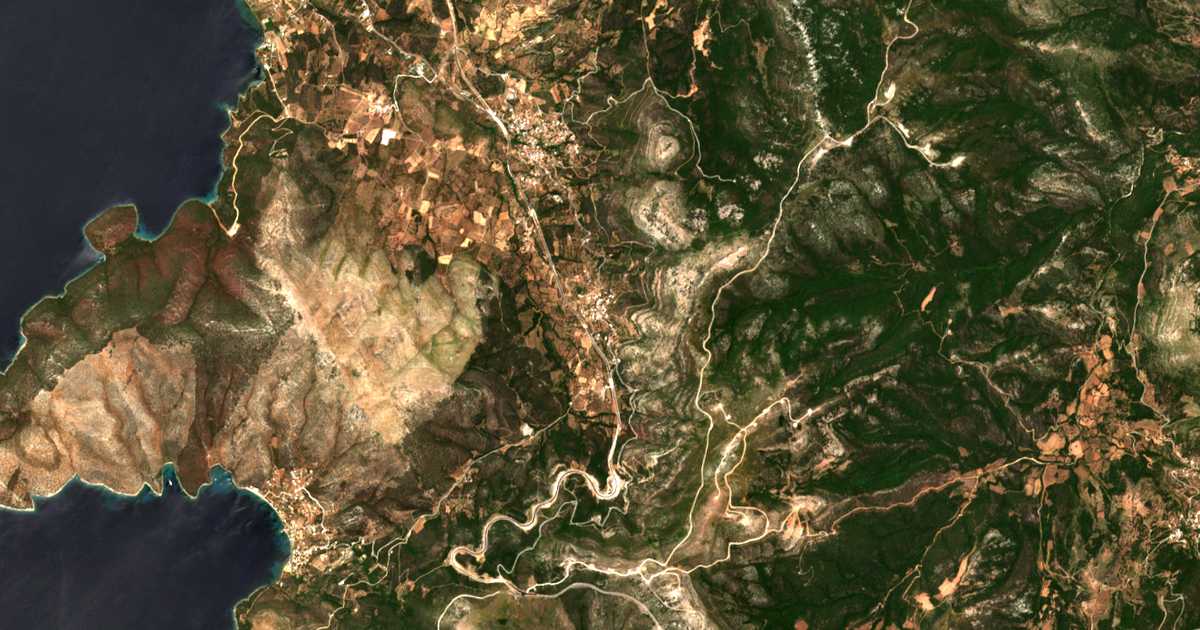 Satellitenkarte von Kápsala