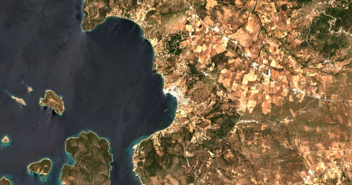 Satellitenkarte von Marmárion