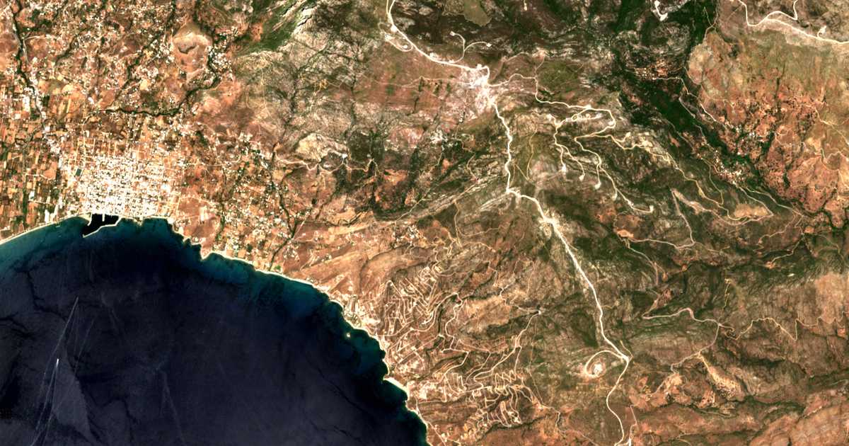 Satellitenkarte von Metóchion