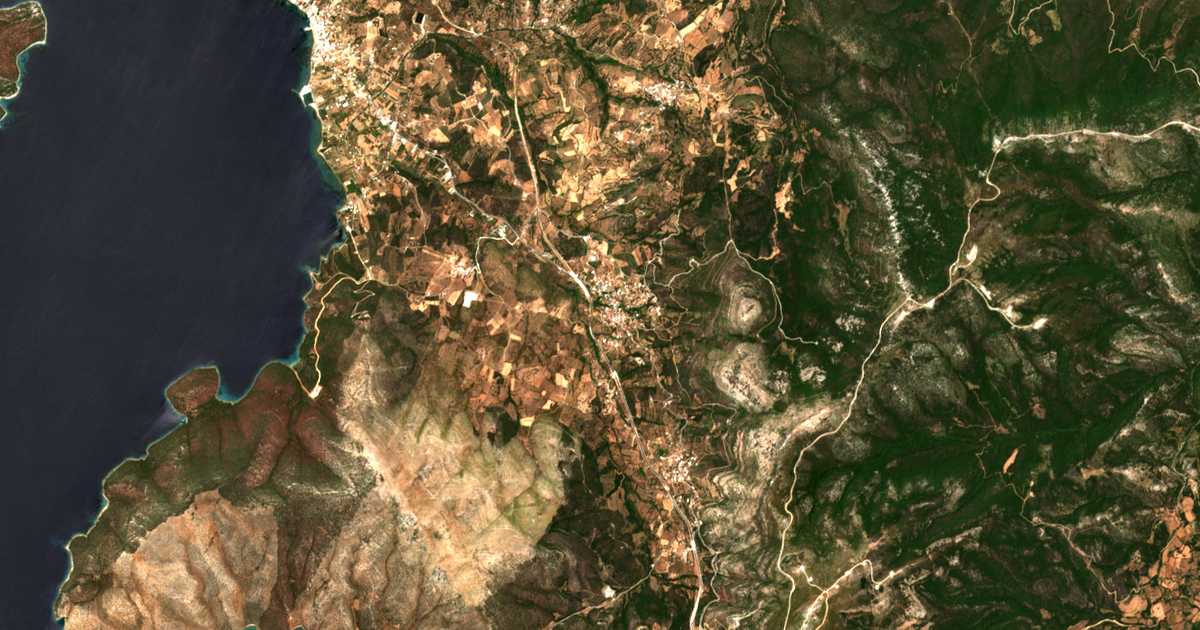 Satellitenkarte von Stýra