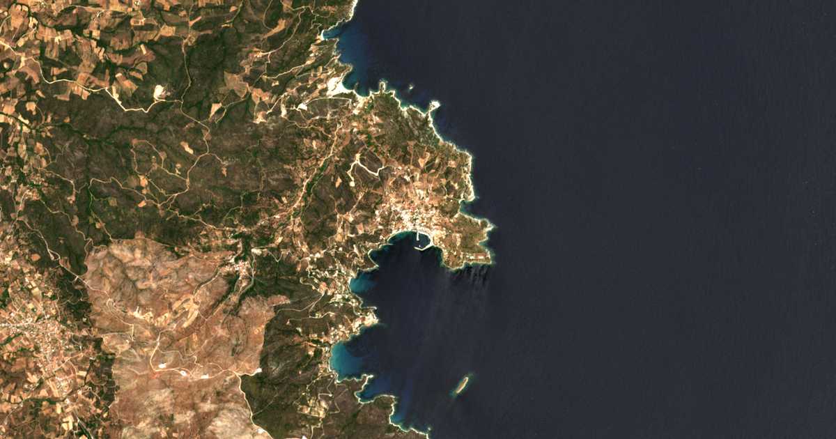 Satellitenkarte von Ágioi Apóstoloi