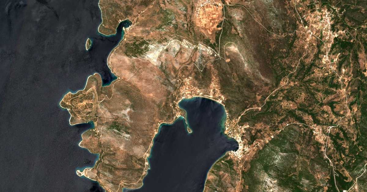 Satellitenkarte von Ágios Dimítrios