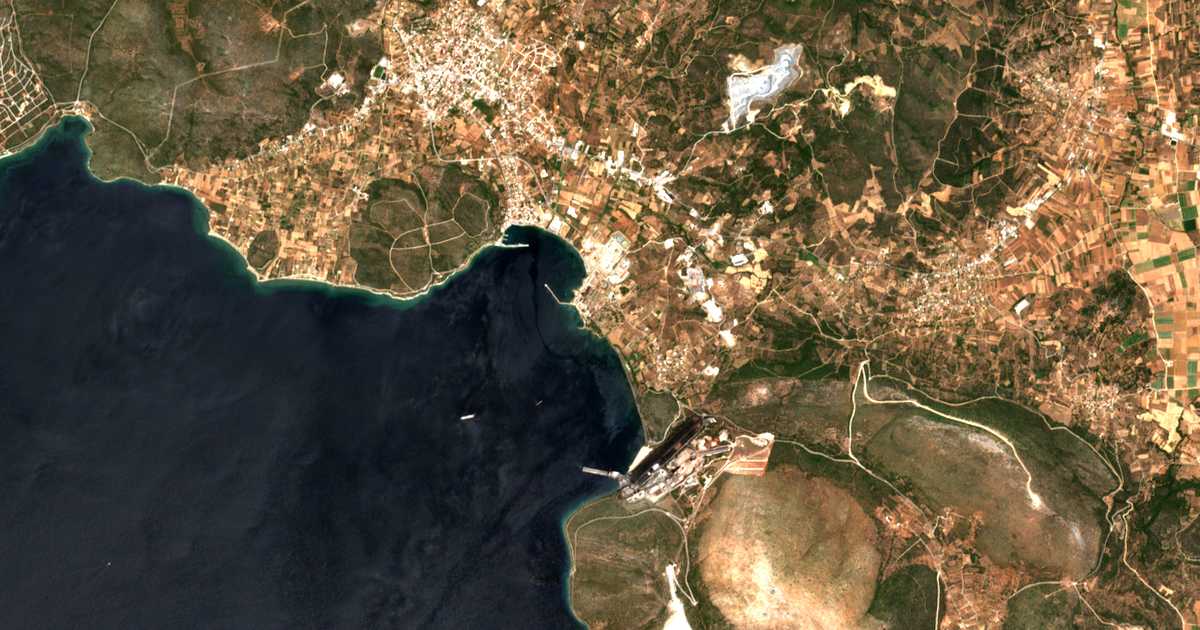 Satellitenkarte von Anthoúpoli