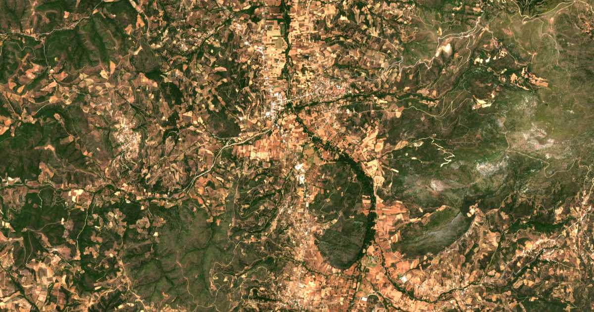 Satellitenkarte von Chánia