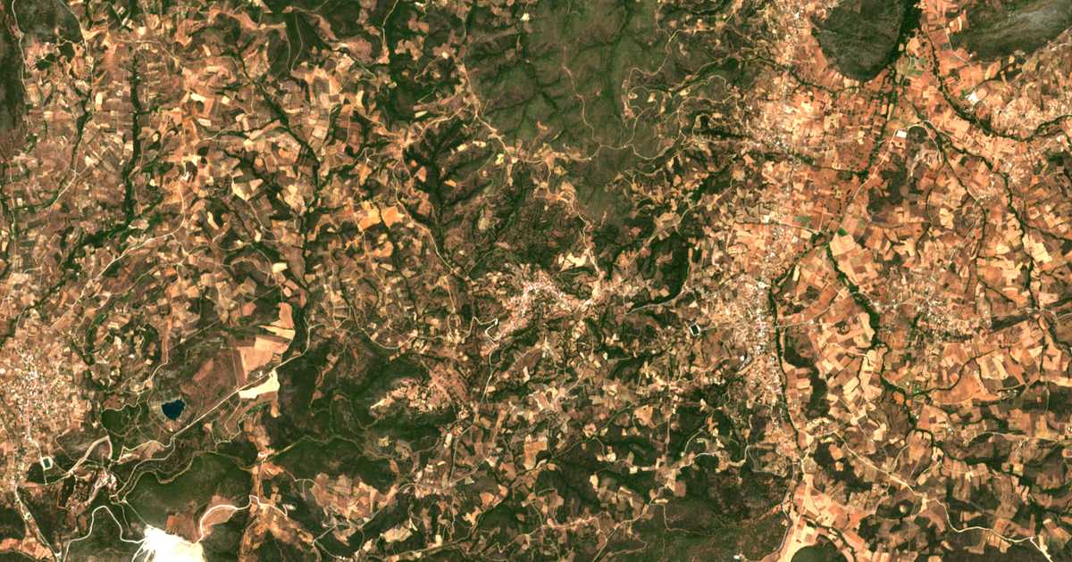Satellitenkarte von Gavalás