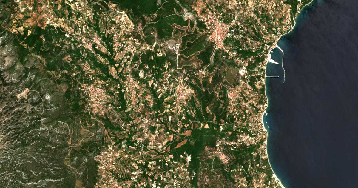 Satellitenkarte von Kalimeriánoi