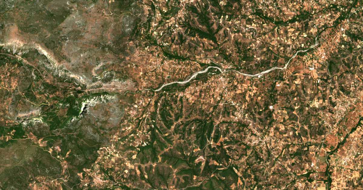 Satellitenkarte von Koílion