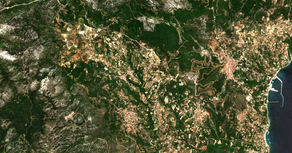 Satellitenkarte von Maletiánoi