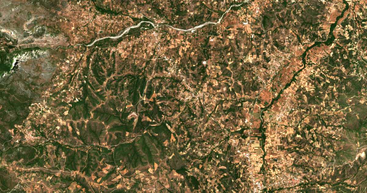 Satellitenkarte von Orológion