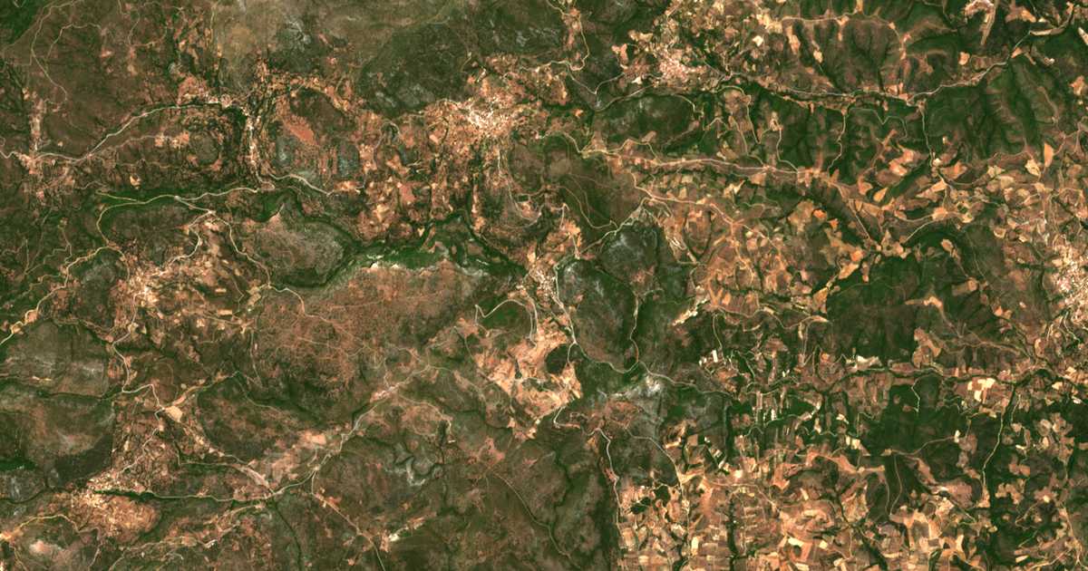 Satellitenkarte von Paramerítai
