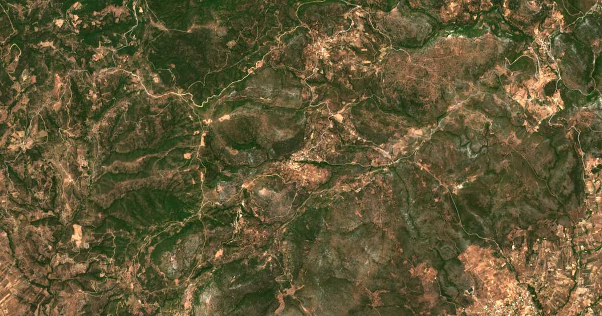 Satellitenkarte von Parthénion
