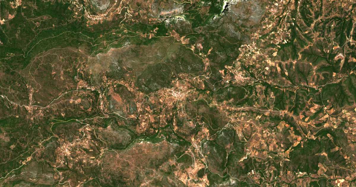 Satellitenkarte von Trachílion