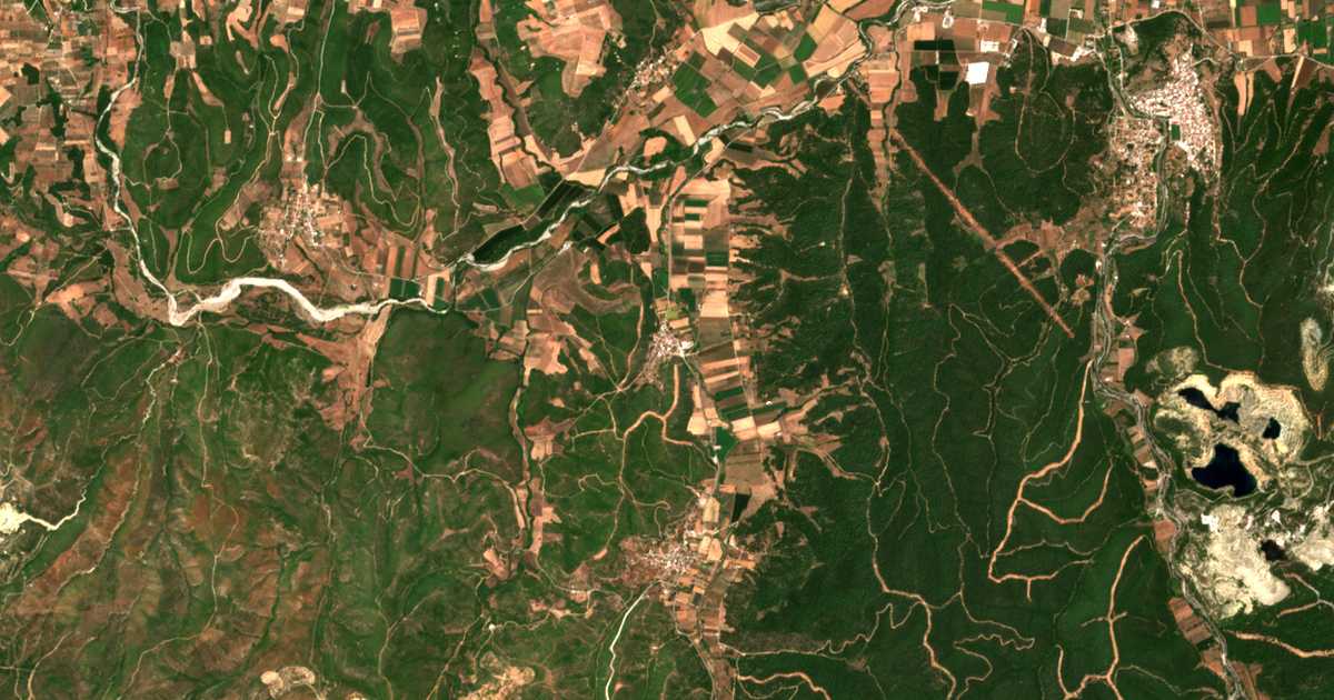 Satellitenkarte von Metóchion