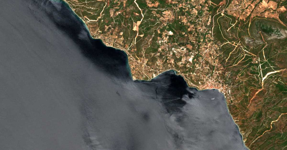 Satellitenkarte von Sipiás