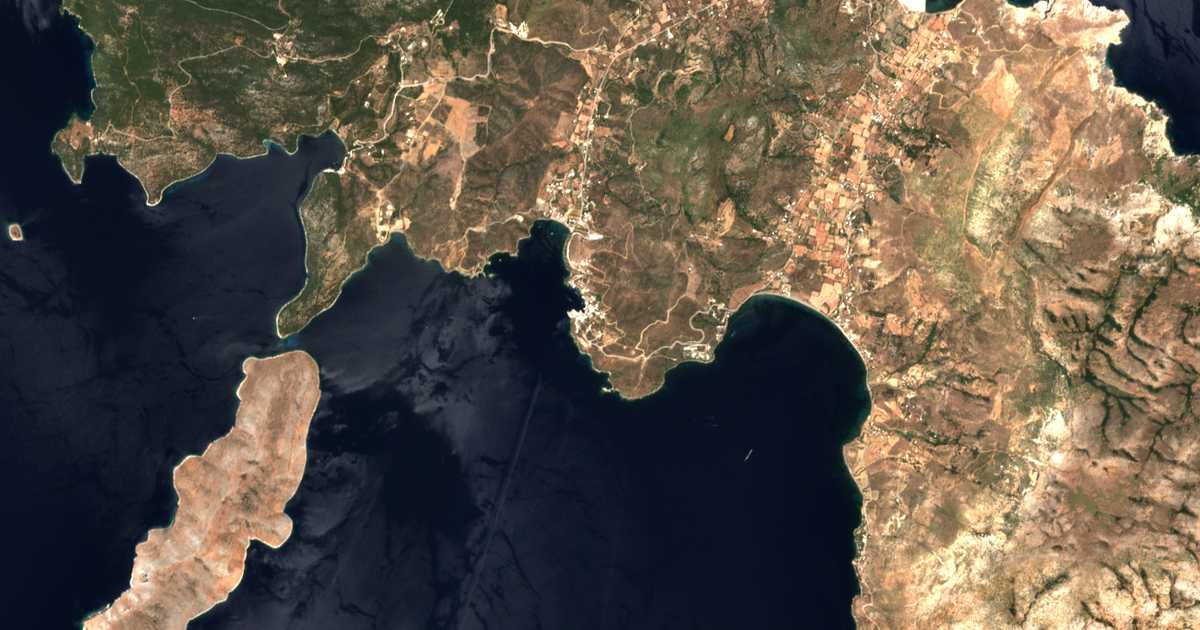 Satellitenkarte von Linariá